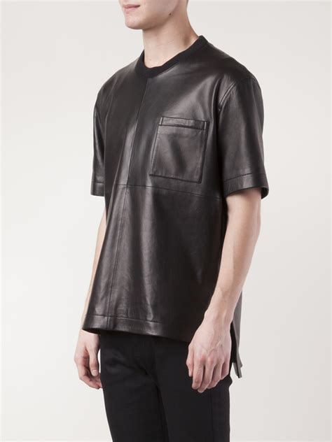 givenchy tshirt leather emblem